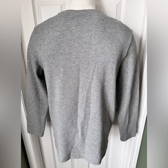 Mens Hugo Boss Long Sleeve Waffle Shirt Size Large Black Label Like NEW - Picture 6 of 9